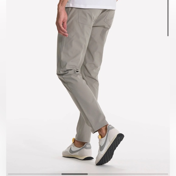 VUORI MENS Meta Pant Athletic Slim Fit 30 driftwood grey